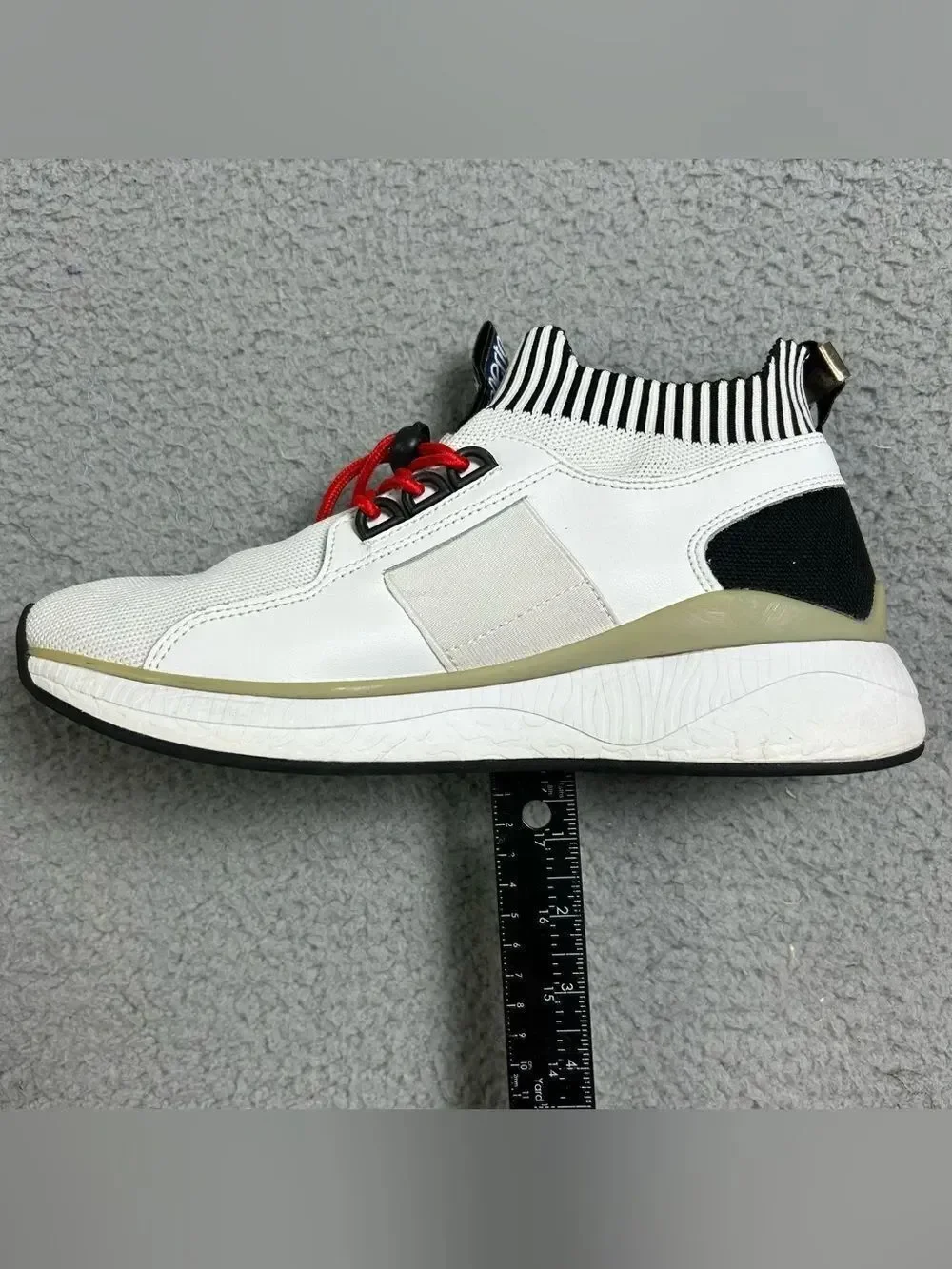 ROBERTO CAVALLI SPORT MENS SNEAKERS WHITE SIZE 8 1/2